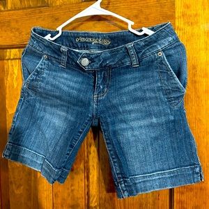 Denim Bermuda shorts